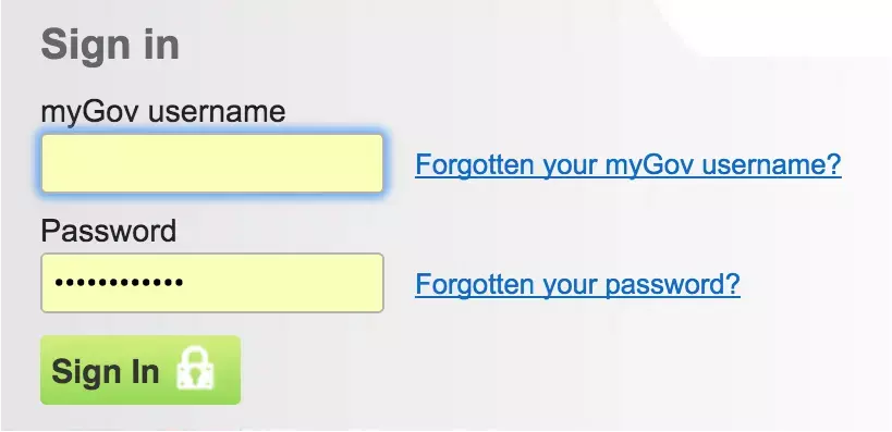 MyGov Login